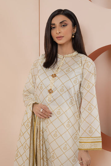 Bonanza Satrangi Cream Lawn Suit Rsk223p59 Eid Pret 2022 Online Shopping